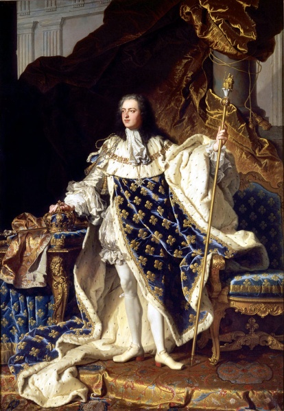 Louis XV by Hyacinthe Rigaud