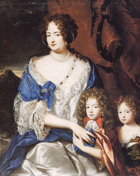 Sophie Dorothea with children George and Sophie by Jacques Vaillant